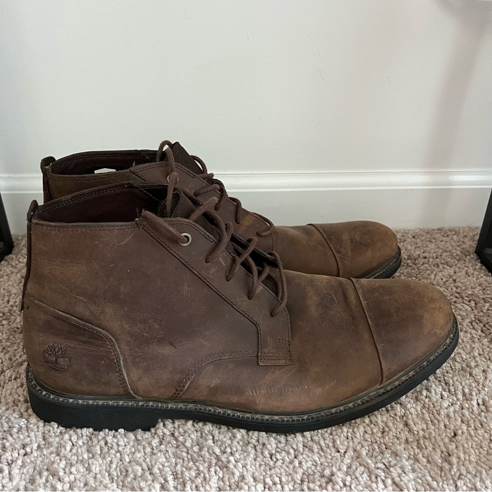 Timberland Men's Dark Brown Chukka Boots Size 10.5
